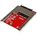 StarTech.com mSATA SSD to 2.5in SATA Adapter Converter - mSATA to SATA Adapter for 2.5in bay with Open Frame Bracket and 7mm Drive Height , TAA (SAT32MSAT257)