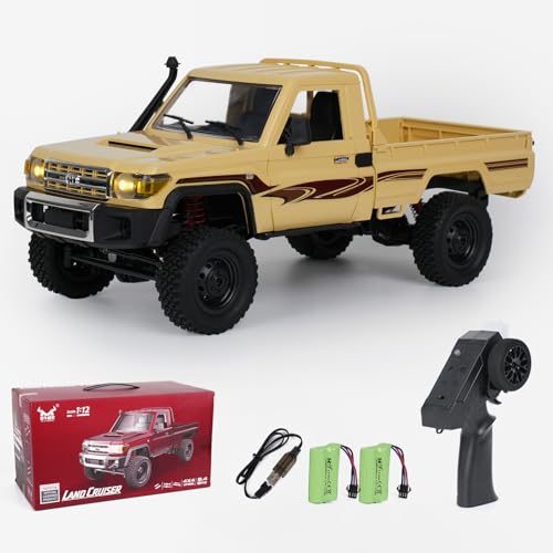 YAZHIYI MN82 RC Rock Crawler, 2.4Ghz Toyota Remote Control Truck, 4WD 2 Speeds Switch RC Crawler...