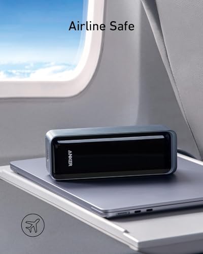 Image of Anker Prime Power Bank, 27,650mAh 3-Port 250W Portable Charger (99.54Wh) Smart App, Compatible with Lenovo, HP, Dell, Microsoft, Macbook, iPad, iPhone, Apple Watches, Samsung and other Android Devices