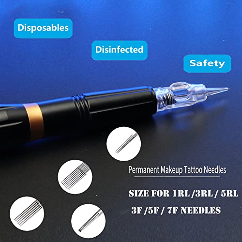 20Pcs Permanent Tattoo Needles For Tattoo Needle Machine Pen Tattoo Cartridge Needle Microblading Supplies Eyebrow Eyeliner Lip Liner For Tattoo Kits -1Rl 0.35… #TOP5