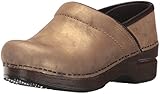 Dansko Women’s Professional Slip-On Clogs –Rocker Sole and Arch Support for Comfort-Ideal for Nursing, Food Service, Healthcare Bronze Metallic 8.5-9 M US