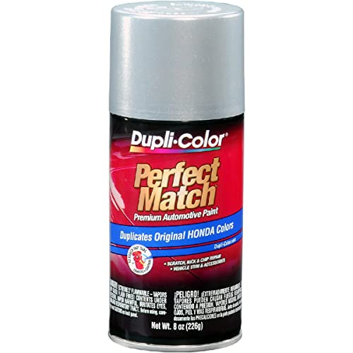 Image of Dupli-Color BHA0971-6 PK (EBHA09717-6 PK) Satin Silver Metallic Honda Perfect Match Automotive Paint - 8 oz. Aerosol, (Case of 6)