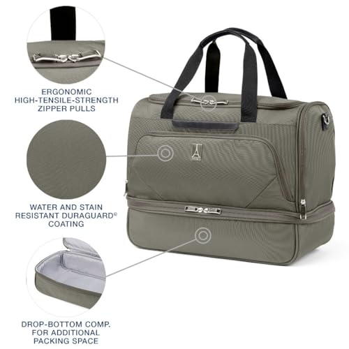 Image of Travelpro Maxlite 5 Carry on Weekender with Drop-Bottom Compartment, Lightweight Overnight Travel Duffel Bag