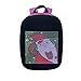 Produktbild WSMLA LED-Rucksack Professionelle Beleuchtung Animation, Cartoon Expression Paketanzeige Advertising Media LED Rucksack Promotion Trend Rucksack Rosa