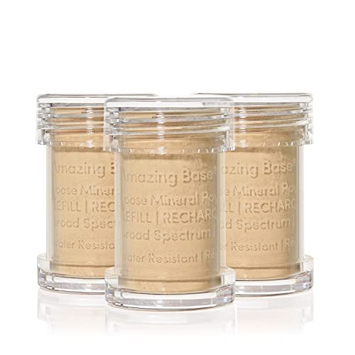 Jane Iredale Amazing Base Poudre SPF 20 pour un Teint Éclatant au Quotidien