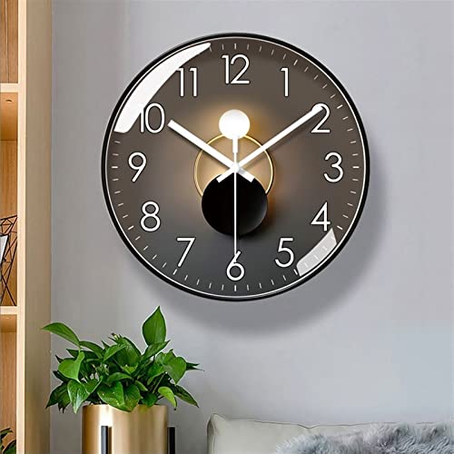 Reloj de pared digital de 25cm para decoracion de dormitorios modernos en color elegante 2