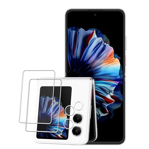 �y2���Z�b�g�zFor nubia Flip 2 A404ZT�y �����Y�t�B�����ی�t�B����*2+�w�ʕی�t�B����*2�z���{���Ɏq�f��AGC �����ߗ� �w��h�~ �d�x9H ��U�h�~ nubia Flip 2 �y�ȒP�\��t���zPCduoduo
