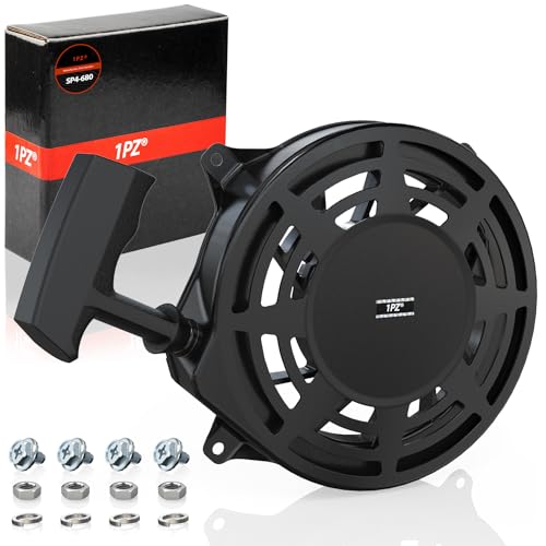 1PZ SP1-33L Arrancador de Retroceso con Tornillo para Briggs & Stratton 497680 498144 Oregon 31-068 Rotary 12368 Cortacésped Motor Desbrozadora Taladro de Tierra