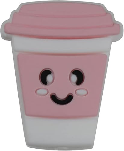 Miniatura 7 de 18 cuentas de taza de café de dibujos animados, cuentas de impresión de silicona, cuentas planas de forma colorida, cuentas espaciadoras de silicona