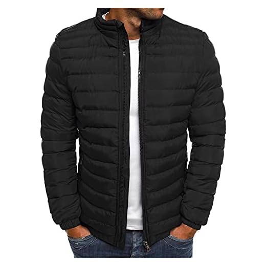 Vinter mjuk skalkappa för män plus size vinterjacka fritidsjacka stående krage vadderad varm dunjacka med dragkedja övergångskappa parkas med huva., 07-svart, S