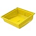 Akro-Mils 36140 11 1/2-Inch Long x 11-Inch Wide x 4 1/2-Inch Tall Plastic Universal Hanging Nesting Shelf Bin, Yellow, 6-Pack