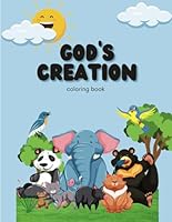 GOD'S CREATION Coloring Book B0D54NS5HP Book Cover