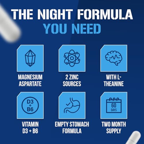 EVL Post Workout Recovery Supplement - Magnesium and Zinc - ZMatrix Zinc Magnesium Aspartate Muscle Recovery Supplement for Sleep Support and Muscle Health - Image 6