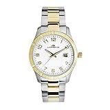 orologio lorenz acciaio gold 026979aa Orologio Lorenz Uomo Lorenz Orologio Analogico Quarzo Uomo con Cinturino in Acciaio Inox 026979AA