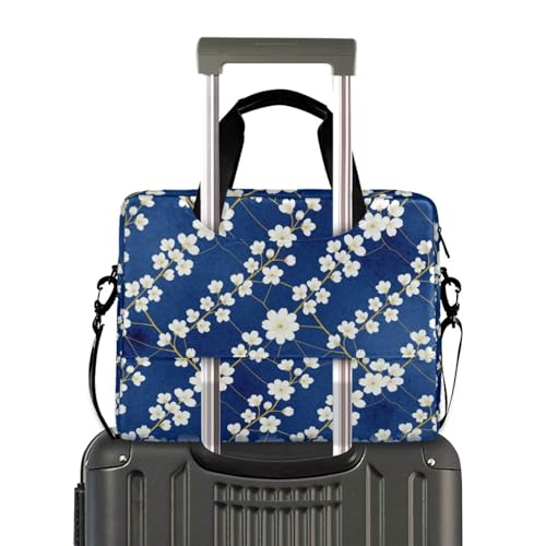 Bolso para Laptop 15.6" Bolsa Cruzada con Asa Azul miniatura 4