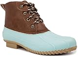 LONDON FOG Womens Winley Duck Boot aqua 10