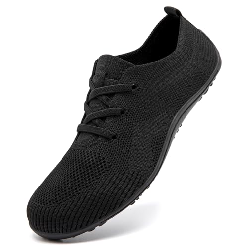 Women's Barefoot Shoes Lightweight Slip On Walking Shoes Breathable Zero Drop Sneakers for Outdoor Casual Tennis Fashion