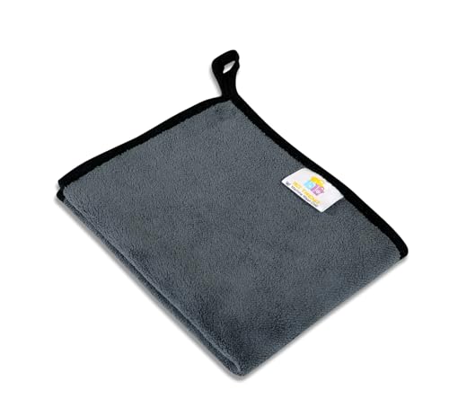 Image of RD TREND Microfiber Multipurpose Cleaning Towel 500 GSM Size-40x30 Cm | Ultra Soft, Super Absorbent, Quick Dry | Reusable Lint-Free Cloth for Car, Kitchen, Bathroom, Glass, Gym & Home (1 Pc,Blue)