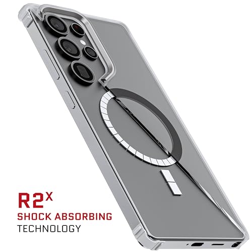 Image of Ghostek Covert S25 Ultra Clear Case MagSafe Compatible with Magnetic Ring, Slim Thin Shockproof Phone Cover Designed for 2025 Samsung Galaxy S25Ultra (6.9 inch) (Clear Matte)