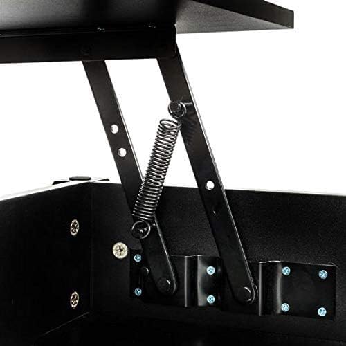 COLIBROX Lift Top Coffee Table with Hidden Storage Compartment &Shelf for Home Living Room Furniture Black