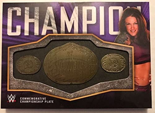 2018 Topps WWE Women's Division Evolution Commemorative Championship Relics Purple Wrestling #CC-LT Lita SER/99 WWE Women's Championship