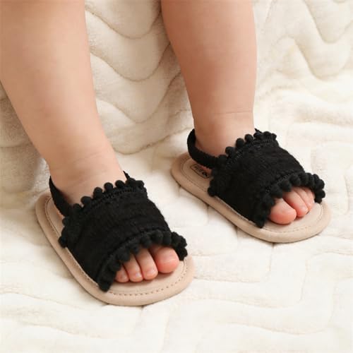 Image of Infant Baby Boys Girls Summer Sandals Party Wedding Dress Flats Shoes Newborn Crib Shoes First Walkers Prewalkers 0-18 Months