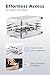 HotWay 22 Inch Checked in Luggage with Aluminum Frame,PC Hard Shell Suitcase with Spinner Wheels and TSA Lock, Large Suitcase for Travel