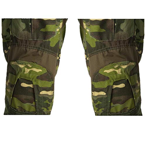 Airsoft Paintball Tarnanzug Tactical Shirt und Airsoft Hose Jagdbekleidung Herren Taktische Schießen BDU Softair Uniform Set
