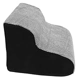 FONDOTIN 2-stufige Hundetreppe Aus Hochdichtem Schaumstoff rutschfeste Haustiertreppe Mit Breiten Stufen Tragbare Welpentreppe Für Sofa Bett Und Reisen