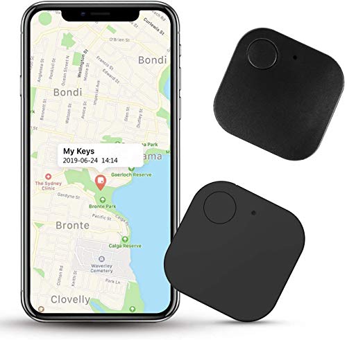 2 Pack Key Finder Smart Tracker - Bluetooth Key Finder Locator with App
