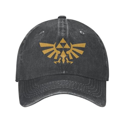Gorra de béisbol clásica Unisex de algodón Zeldas Legends Jugador de Video para Adultos Sombrero de papá Ajustable para Mujeres Hombres protección Solar, para Todas Las Estaciones