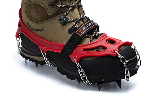 Hillsound Trail Crampon Traction Device, Red, Medium
