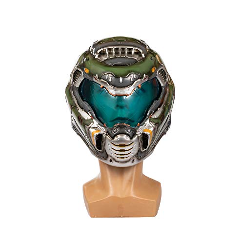Doom Mask Cosplay Eternal Helmet Costume Accessories Prop Face Shield Gift Halloween (Doom Eternal Mask)