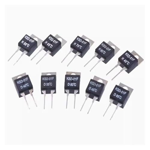 Image of Thermal Switch Temperature Sensor Thermostat KSD-01F JUC-31F 40~130 Degree NO Normally Open NC Normally Closed(40C,Normally Closed)