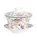 Produktbild ROCILA 350 ml Keramik Gaiwan Porzellan Gaiwan Teedeckel Schüssel Japanische Te Tasse Suppe Terrine GAI Wan Chinesische Teetassen Puer