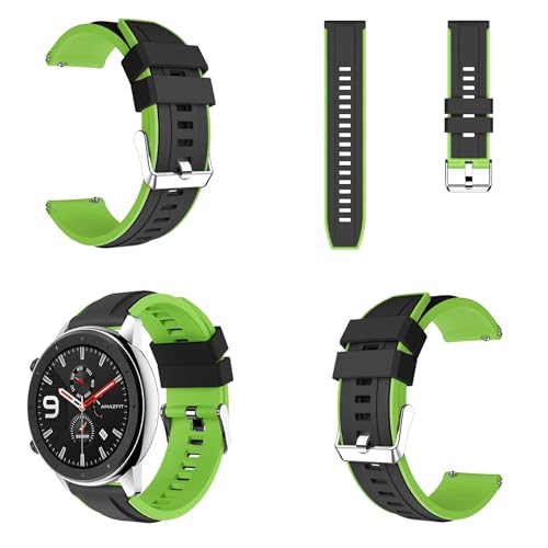 Image of 22MM Smart Nik /Dual Tone Watch Belt Compatible for NOISE COLORFIT CALIBER /BUZZ /2 /GRANDE /ICON 2 /3 /PLUS /NAV /PLUS /PULSE 2 /MAX /GRAND /ULTRA /VISION /2 Watch Belt.