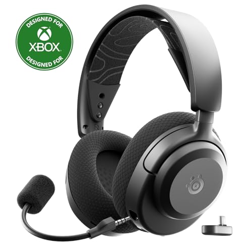 SteelSeries Arctis Nova 3X Wireless Multi-Platform Gaming Headset — Mobile App Control — 40 HR Battery — Neodymium Magnetic Drivers — 2.4GHz/Bluetooth — Xbox, PS5, PC, Switch, Mobile — Black