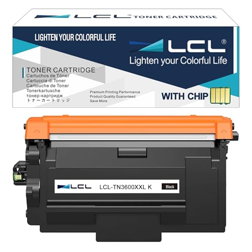 Toner compatible TN3600XXL LCL Noir haute capacité pour DCP-L5510DW