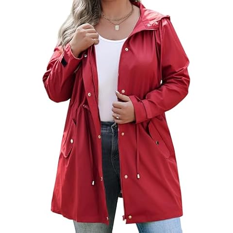 IN'VOLAND Women's Long Raincoat Cover