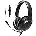 Produktbild Avantalk Aria Line M - Over-Ear-Kopfhörer mit Mikrofon kabelgebunden für kristallklare Anrufe, Stummschalter und Lautstärkeregler für 3,5-mm-AUX-Geräte Handys, PC, Computer, PS4, PS5, Gaming