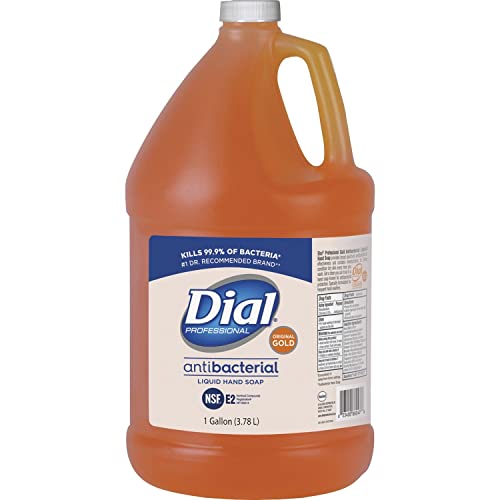 Dial Pro Gold Antibacterial plus Aloe Liquid Hand Soap, 128 oz. - image 1