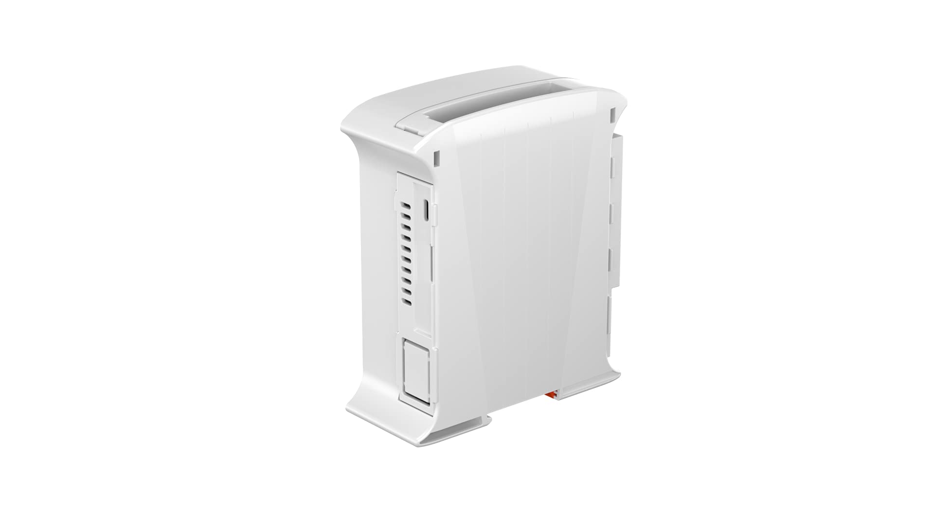 Kunststoffbehälter für Embedded Karte Typ Raspberry PI 4 B mit DIN-Schienen- oder Wandbefestigung