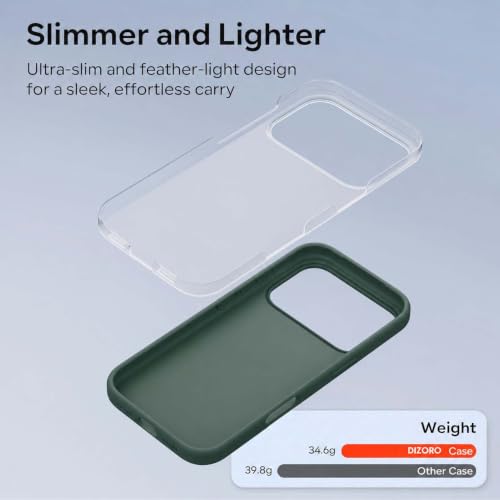 Image of DIZORO Compatible with iPhone 17 Pro Max / 18 Pro Max Case, Liquid Silicone 3 Layers Full Covered Soft Gel Rubber Phone Case,Shockproof Protective Cover with Anti-Scratch Microfiber Lining- Forest