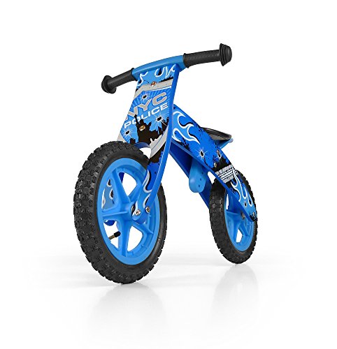 Milly Mally Flip Balance Legno Bike Blu
