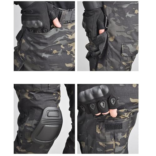 Chemise de combat homme costume tactique veste militaire python 4XL - 5