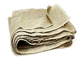 Jutemill 36 Inch X 15 Feet Gardening Burlap Liners, Loose Weave Jute-Burlap for Raised Bed, Seed Cover and Garden Blanket, 45 Square ft Covering (36 Inch X 15 feet, 36Wx15L)
