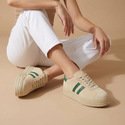 Image of Big Fox Women's Casual Sneakers | Lightweight & Comfortable Shoes | Soft Cushion Sole