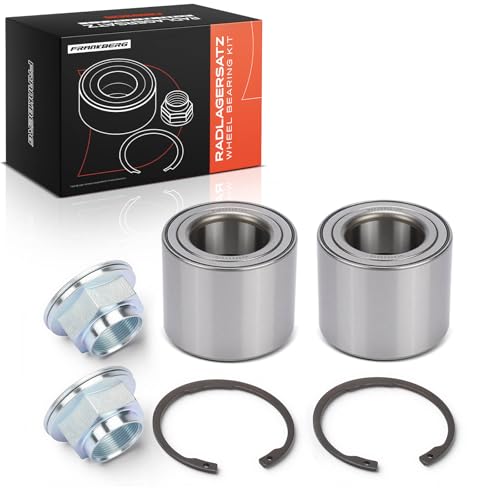 Frankberg 2x Radlager Radlagersatz Hinten Roller mit Sicherungsring + Mutter