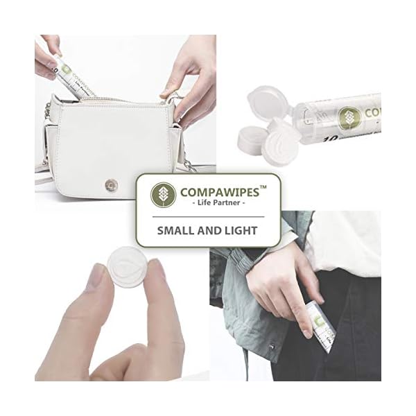 Toilettenpapier Tabletten komprimierte Handtücher – Wiederverwendbare Toilettentücher Camping Toilettenpapier… – Bild 8