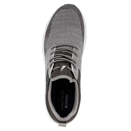 Image of Nautica Mens Running Sneakers Sport Fashion Lace-Up Athletic Soft Shoes for Gym Tennis Men - Cushioned, Breathable, Lightweight & Comfortable